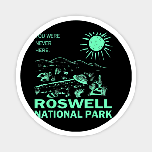 Roswell National Park UFO New Mexico Magnet